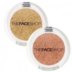 Тени для век, The Face Shop (Фейсшоп) 1.8 г Блестящие запеченые одинарные GR01 Изысканный хаки