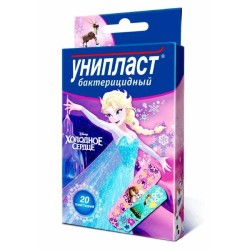 Лейкопластырь бактерицидный Унипласт детский Холодное сердце 20 шт.