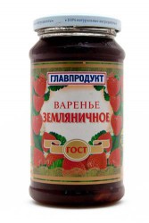 Варенье, Главпродукт 550 г Земляничное стекло