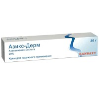 Азикс-Дерм, крем д/наружн. прим. 20% 30 г №1