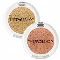 Тени для век, The Face Shop (Фейсшоп) 1.8 г Блестящие запеченые одинарные PP01 Сияющий фиолетовый